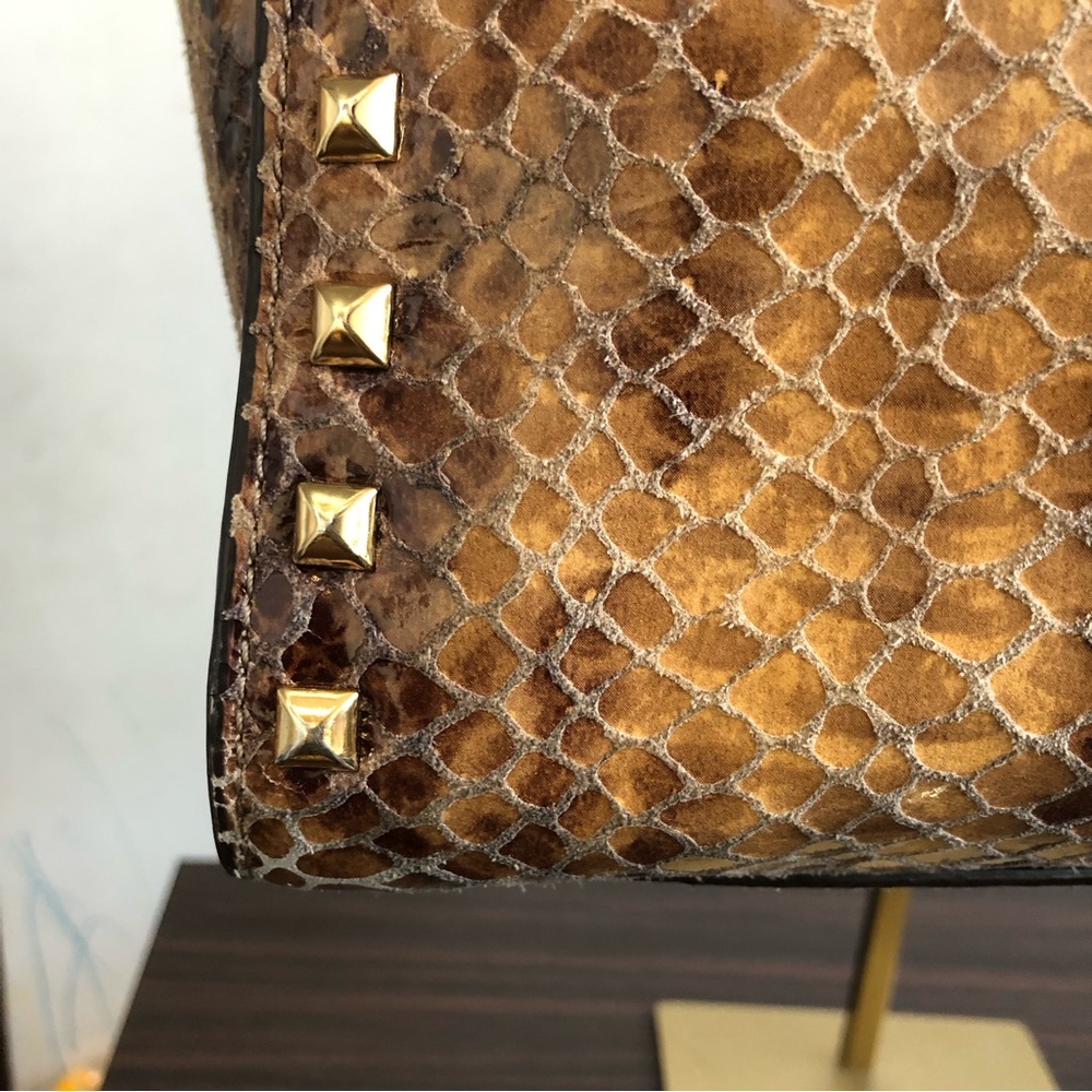 Michael Kors Selma Stud Sand Python Bag Missing S… - image 2